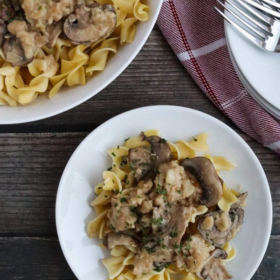 Savory Pasta with Mushrooms