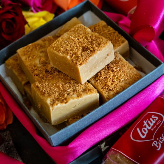 Lotus Biscoff fudge