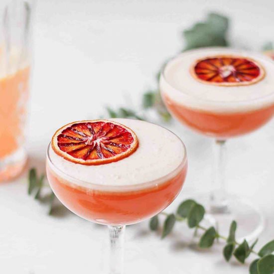 Blood Orange Vodka Sour