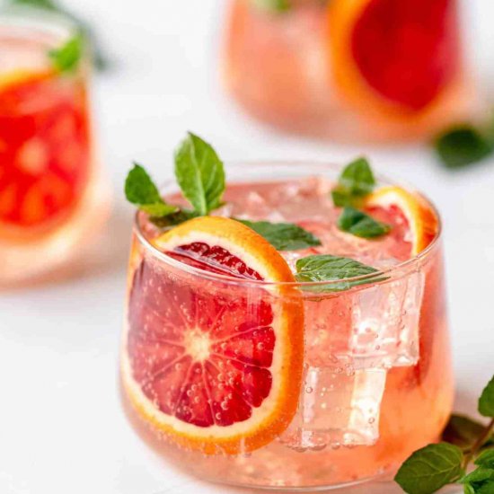 Blood Orange Thyme Moscow Mule