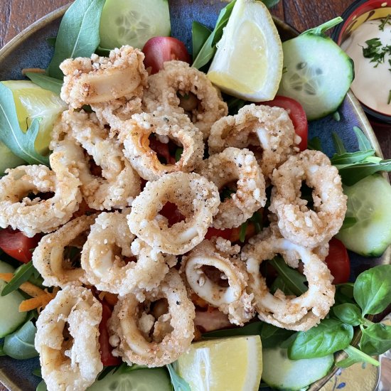 Gluten-Free Calamari Fritti