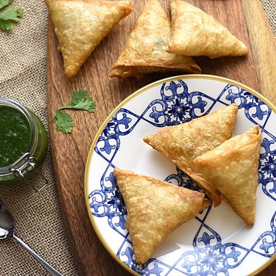 Delicious Beef Samosa