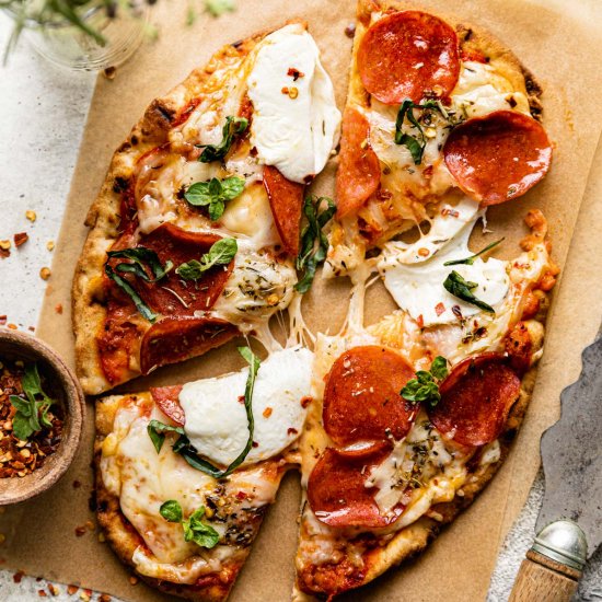 Pepperoni Flatbread Pizza