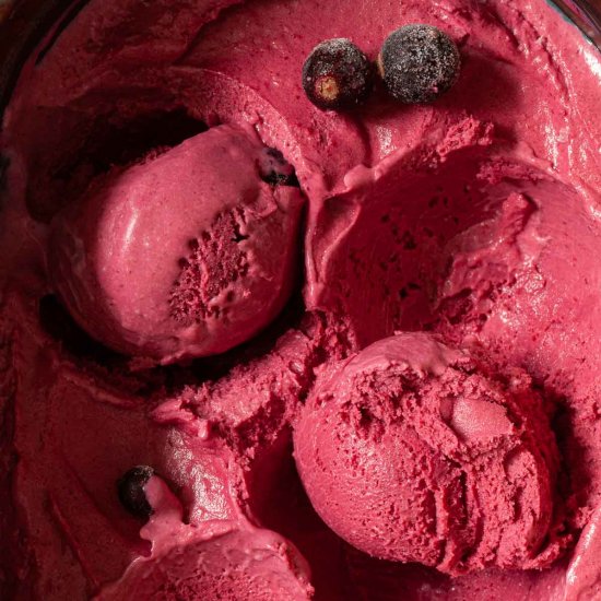 Blackcurrant Ice Cream