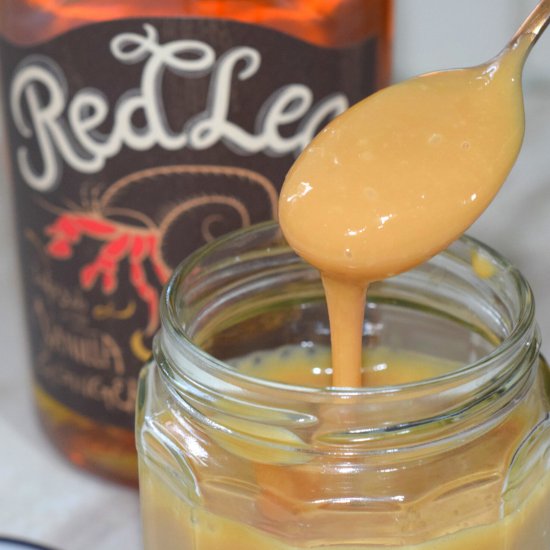 Salted Rum Dulce De Leche Sauce