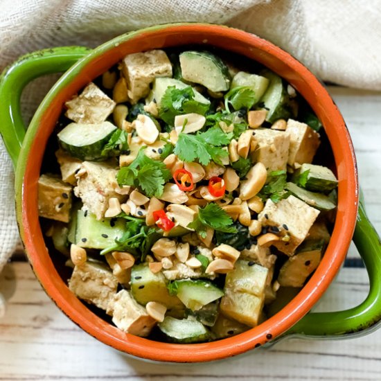 Spicy Asian Tofu Salad