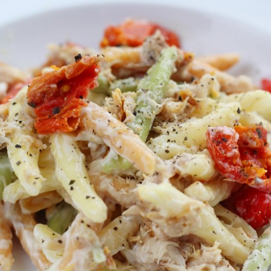 Smoked Mackerel Pasta Salad