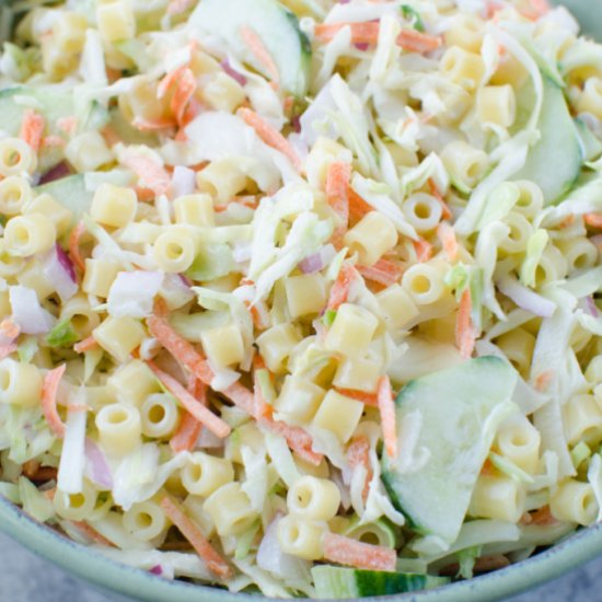 Cole Slaw Pasta Salad