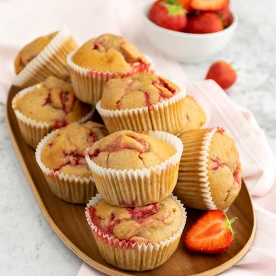 Strawberry muffins