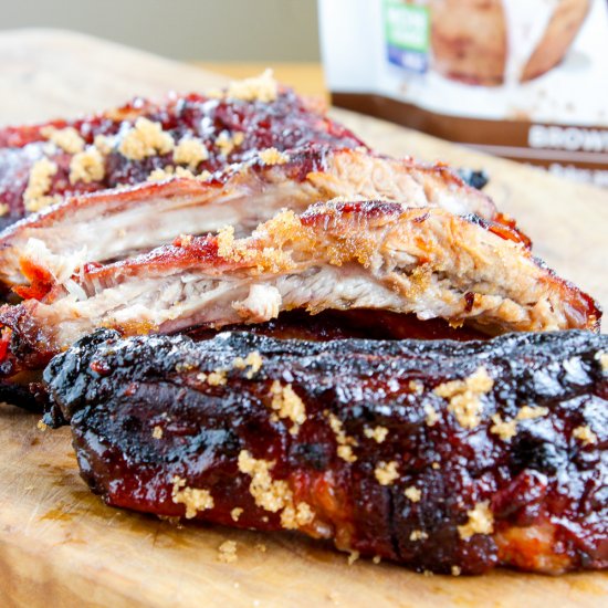 Keto Brown Sugar BBQ Ribs