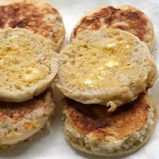 Sourdough English Muffins