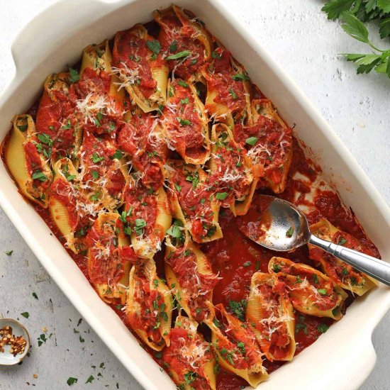 Vegan Stuffed Shells