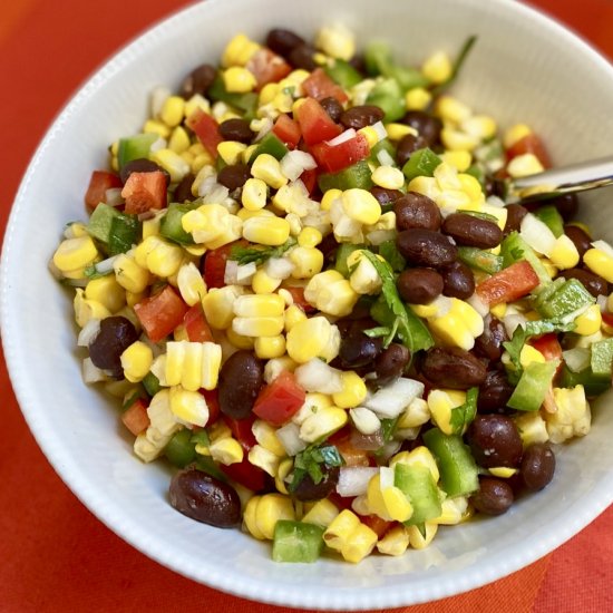 Fresh Corn and Black Bean Salad