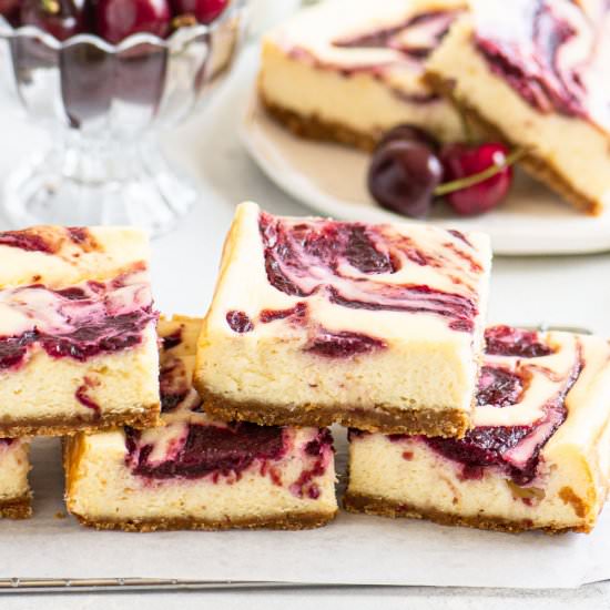 Cherry Cheesecake Bars