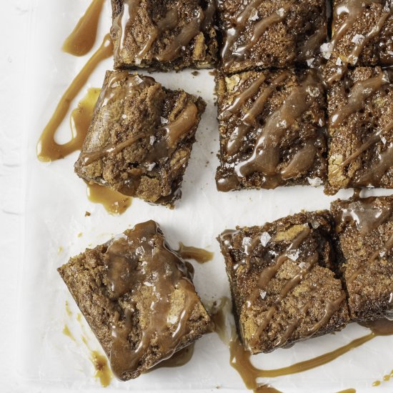 Miso Caramel Brown Butter Blondies