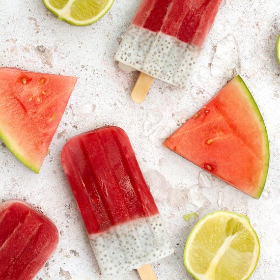 Healthy Watermelon Ice Lollies