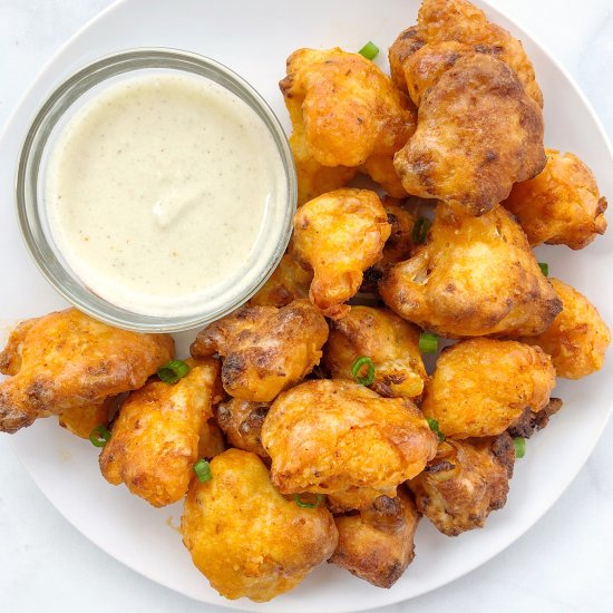 Air Fryer Buffalo Cauliflower Wings