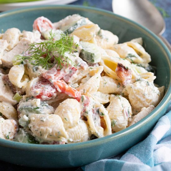 Chicken Bacon Pasta Salad