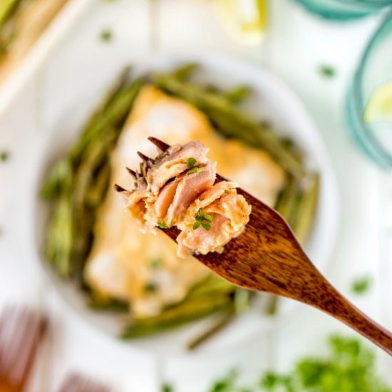 Maple Dijon Sheet Pan Salmon