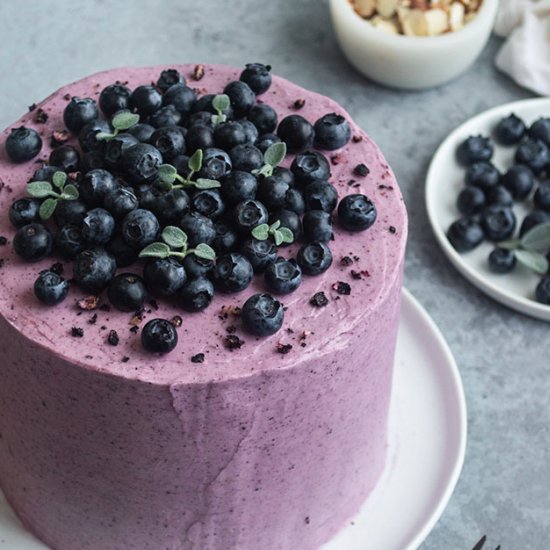 Blueberry Almond Cake