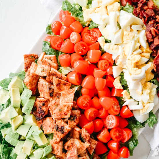 Spicy Grilled Chicken Cobb Salad