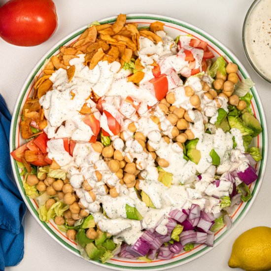 Vegan Cobb Salad with Coconut Bacon