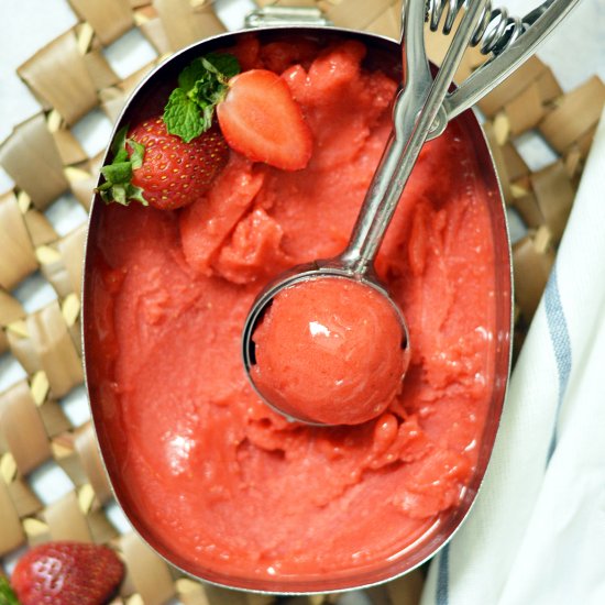 Strawberry Sorbet