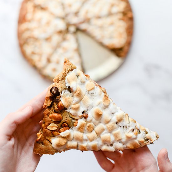 Rocky Road Cookie Pizza