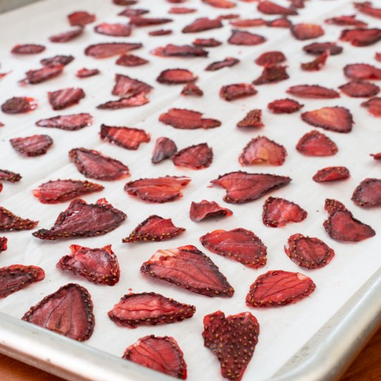 Oven-Dried Strawberries