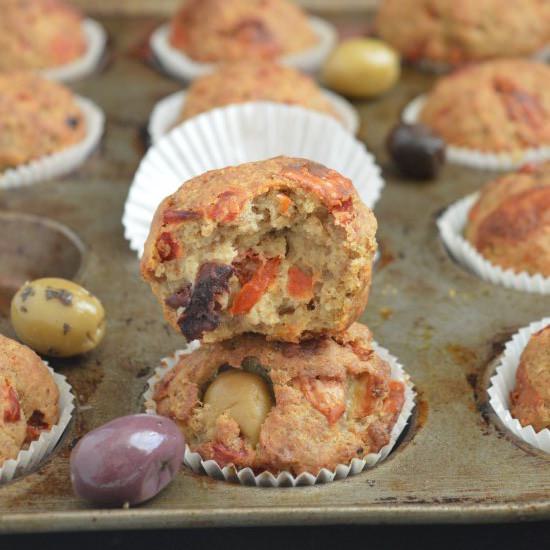 Savoury Oat Muffins