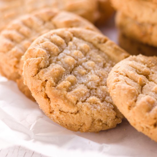 The Best Soft Peanut Butter Cookie