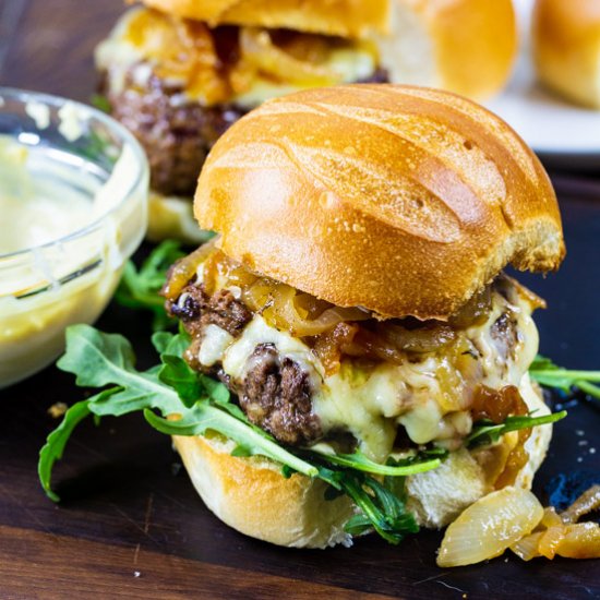 French Onion Burgers