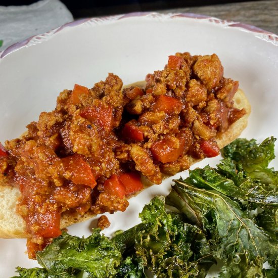 Healthified Turkey Sloppy Joes