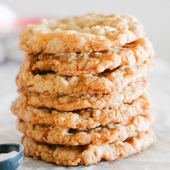 Chewy Coconut Oatmeal Cookies