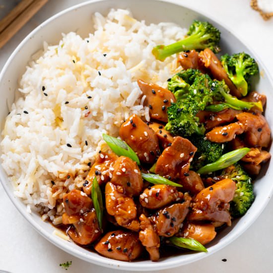 Teriyaki Chicken and Broccoli