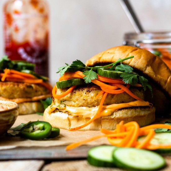 Chicken Banh Mi Burger