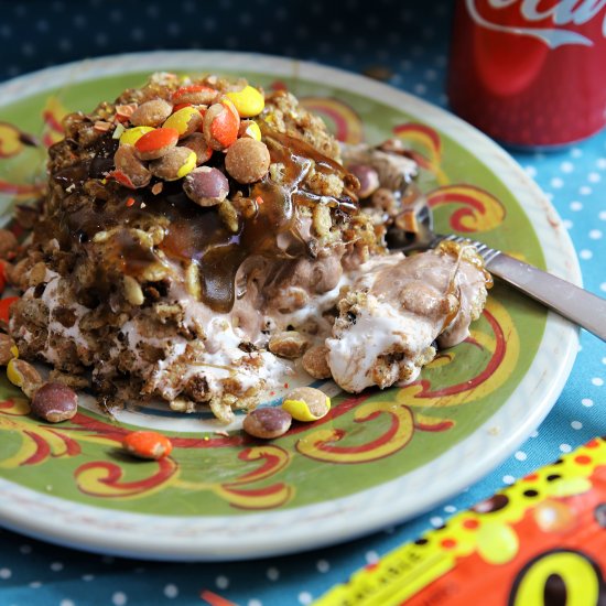 DBQ Fried Ice Cream