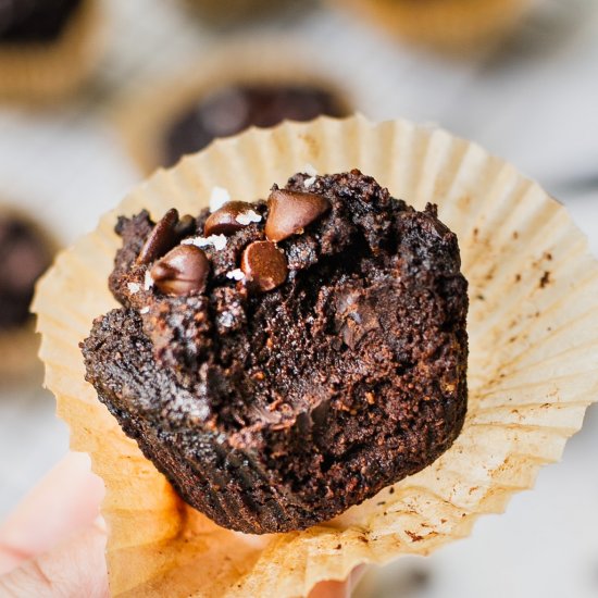 Double Chocolate Banana Muffins