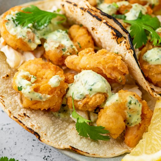 Fried Shrimp Tacos