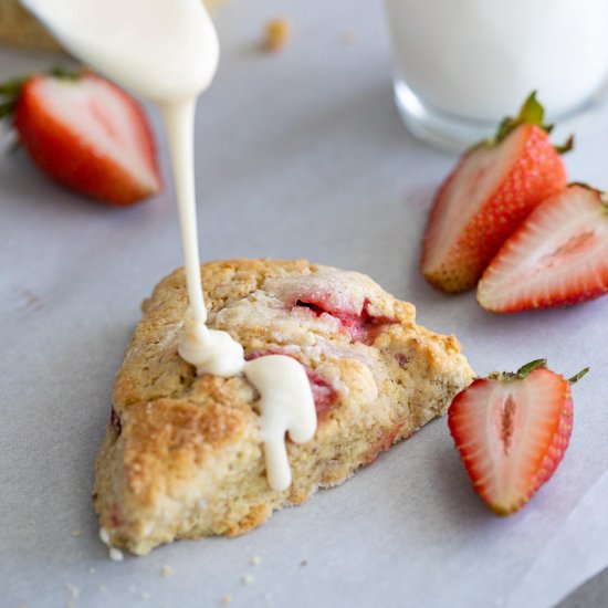 Strawberry Lemon Scones