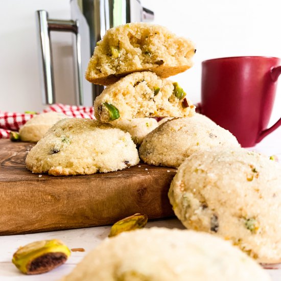 Orange Pistachio Tea Cakes