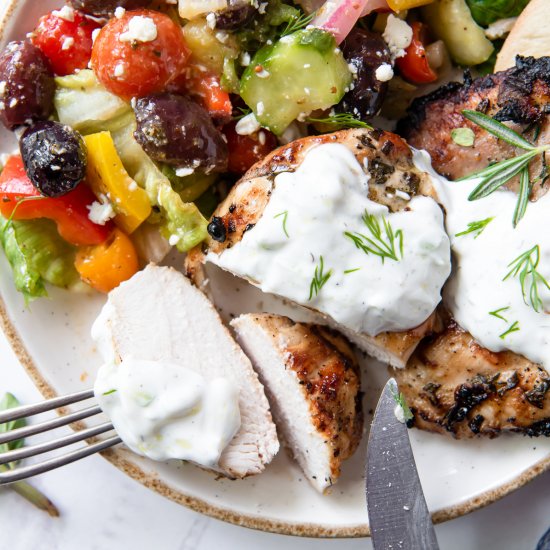 Grilled Greek Chicken