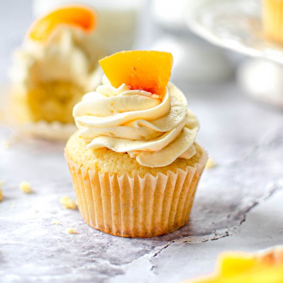 Peach Cupcakes