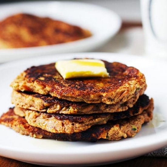 Zucchini Apple Carrot Pancakes