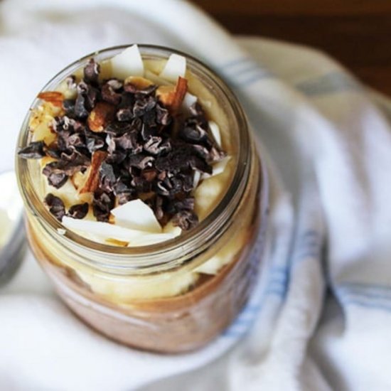 Almond Joy Overnight Oats