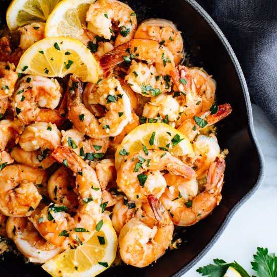 Lemon Garlic Butter Shrimp