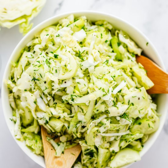 CABBAGE AND CUCUMBER SALAD