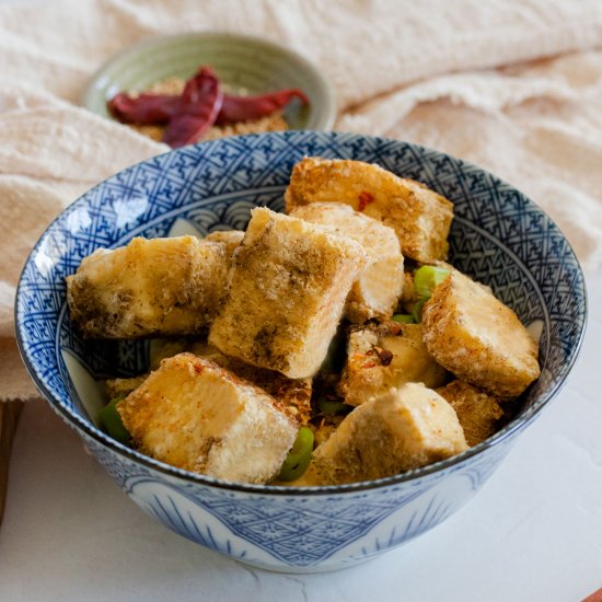 Air Fryer Salt and Pepper Tofu