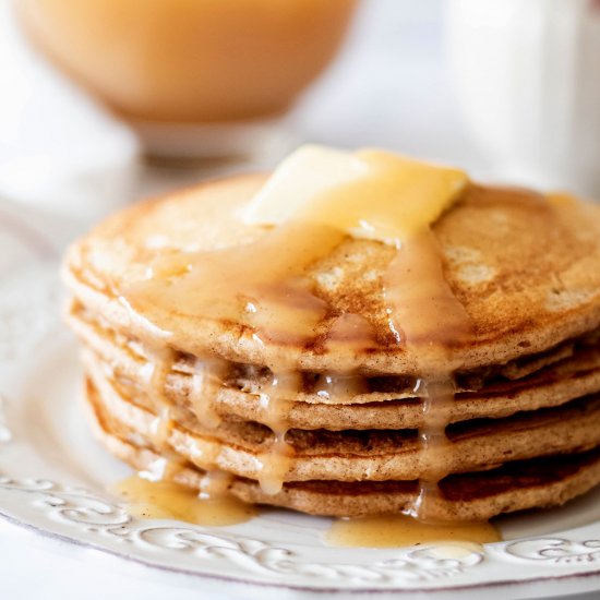 Cinnamon Oatmeal Pancakes