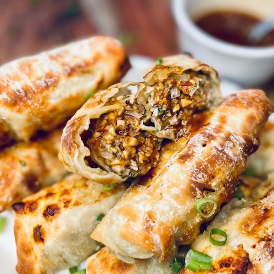 Air Fry Pork Spring Rolls